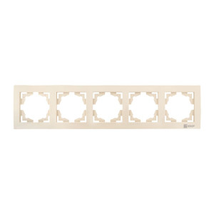 Рамка 5-м Валенсия крем. PROxima EWM-G-305-20
