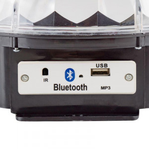 Светодиодная система Диско-шар с пультом ДУ и Bluetooth, 230 В 601-257