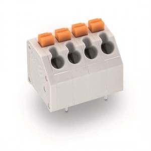 691412320012M, Фиксированные клеммные колодки WR-TBL Terminal block - Screwless Push IN - THT