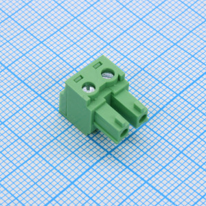 15EGTK-5.08-02P-14-00, Разъемный клеммный блок, 2 контакта. Серия 15EGTK-5.08