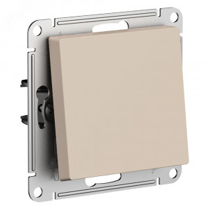 ATLASDESIGN ВЫКЛЮЧАТЕЛЬ с самовозвратом, сх.1, 10АХ, механизм, ПЕСОЧНЫЙ ATN001215