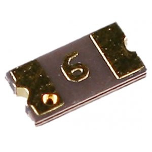 MF-NSMF110-2, Самовосстанавливающийся предохранитель PTC 1.1A(hold) 2.2A(trip) 6V 100A 0.6W 0.1s 0.06Ohm SMD Solder Pad 1206 T/R Automoti