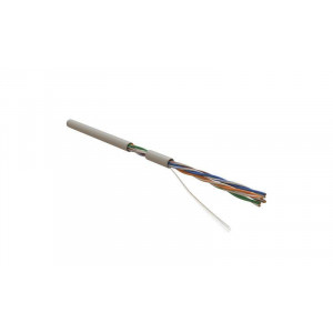 Кабель витая пара U/UTP кат.5E 4х2х24AWG solid PVC UUTP4-C5E-S24-IN-PVC-GY-305 сер. (м) 41903