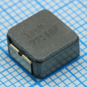 IHLP3232DZER100M11, Индуктивность SMD силовая экранированная проволочная 10мкГн ±20% 100кГц порошковое железо 5.4A 51.8мОм по постоянному току 3232 лента на катушке