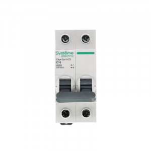 Выключатель автоматический модульный 2п C 10А 4.5кА City9 Set 230В SE C9F34210