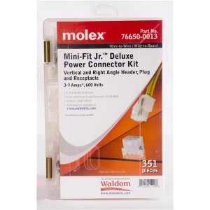 76650-0013, Board to Board & Mezzanine Connectors MINIFIT JR DELUX KIT