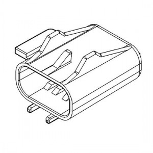 12146104, Автомобильные разъемы CAP COVERING CONN RED