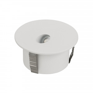 Светильник LT-GAP-R70-3W Warm3000 (BK, 30deg, 230V) 031166, Светодиодный встраиваемый круглый светильник для стен, лестниц, 3Вт. Цвет ТЕПЛЫЙ 3000К, световой поток 120лм, угол 30°, CRI>80. Влагозащищенный корпус IP65, чёрный алюминий. Питание AC230V, мощность 3Вт. Размеры DxH 70x97мм (закладная часть O62x95мм).