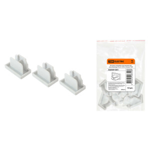 Заглушка торцевая пластиковая для шинопровода TLA-01-WH-Z, белая, SQ0369-0381