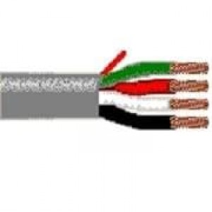 5302UE 0081000, Многожильные кабели 18AWG 4C UNSHLD 1000ft SPOOL GRAY