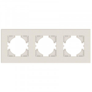Рамка 3-местн. City беж. С1113-003
