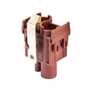 Вилочная контактная вставка FLE STS 1P 25 1K AG, Вилочная контактная вставка, винтовая фиксация, 1 полюс + PE, типоразмер FLEX, 1000V, 82A, сечение обслуживаемых проводников 10-25 мм кв, тип покрытия контактов: