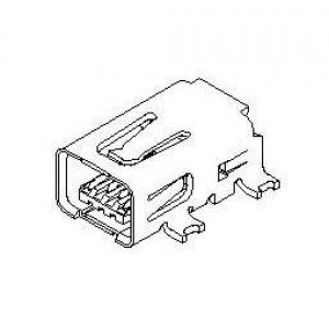 59110-0478, Соединители для ввода/вывода 0.8 I/O Rec Hsg Embs c Hsg Embs Assy 4Ckt