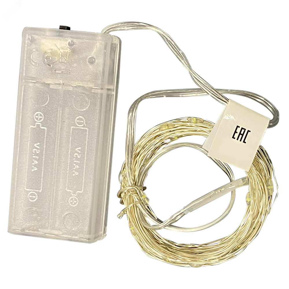 Изображение товара Гирлянда светодиодная на батарейках 5м 50 светодиодов УЛ-00007184