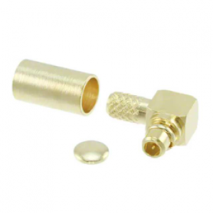 734151121, Разъем  высокочастотный коаксиальный MMCX, 50Ом на кабель угловой