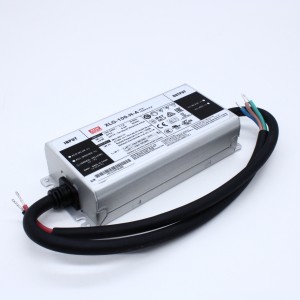 XLG-100-H-A, AC-DC, 100Вт, стабилизатор тока, IP67, вход 90…305В AC, 47…63Гц, ККМ, выход 1750…2780мА/27…56В (режим пост. мощности), изоляция 3750В AC, в кожухе 150х63х32мм, -40…+90°С (корпус), встр. потенциометр