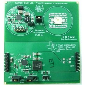 TPS62113EVM-465, Средства разработки интегральных схем (ИС) управления питанием TPS62113EVM-465