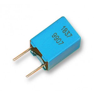 MKP1837410161G, Конденсатор металлоплёночный полипропиленовый 0.1мкФ ±1% 160В (7.5х9х11мм) радиальный 5мм 100°С лента в коробке