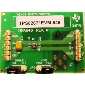 TPS82671EVM-646, Средства разработки интегральных схем (ИС) управления питанием TPS82671EVM-646