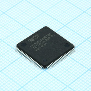 LPC55S66JBD100K, Микроконтроллер NXP ядро ARMCORTEX-M33,320кБ статическое ОЗУ 640кБ Флэш-память 32-бит счетчик-таймер