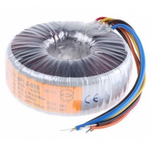 0160P1-2-022, Тороидальный трансформатор 160ВА 230В 2*22В 3,64A (104x44мм)