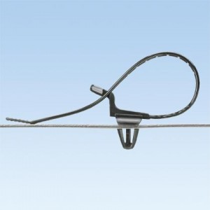 PRLWP30S-D30, Cable Ties Wing Push Mt. Tie Ladder 4.7'L H/S BLK