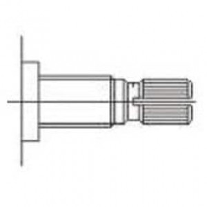 RV24AF-10-20K-B250K-LA, Потенциометры Linear Knurled 250K