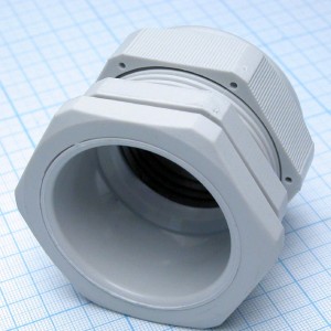 Кабельный ввод PG-48 серый, Кабель ввод, крепление на панель