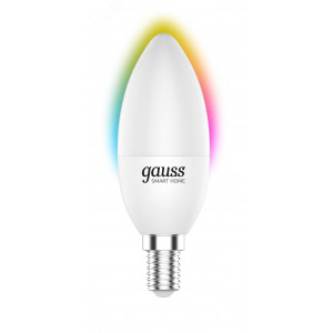 Лампа Светодиодная Smart Home RGBW E14 C37 5 Вт 2700-6500K 1/10/100 1190112