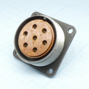 2РМДТ33Б7Г9В1В, Соединитель цилиндрический низкочастотный малогабаритный