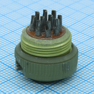 РС10ТВ розетка, Разъем РС РС10ТВ розетка, 10 контактов