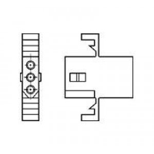 770274-1, Штыревые и гнездовые соединители 4 CIR. IN-LINE RECPT