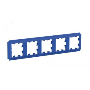 ATLASDESIGN ANTIQUE 5-постовая РАМКА, универсальная, АКВАМАРИН (5шт) C3(+) ATN101105