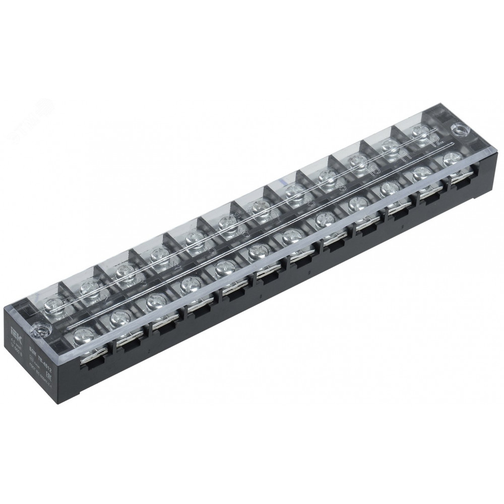 Изображение товара Блок зажимов YZN41-12-004-К02 12 пар 4,5 мм2 45А для монтажа