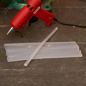 Стержни клеевые 7мм,200мм, 10шт/уп, проз, хедер