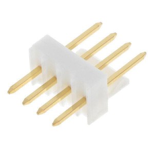 22-11-2042, Проводные клеммы и зажимы VERT PCB HDR 4P GOLD FRICTION LOCK