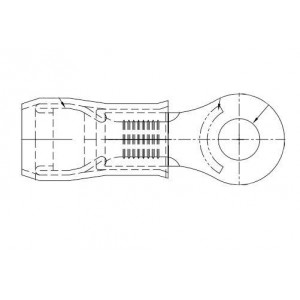 M7928/1-64, Клеммы TERMINAL PIDG R IR 10 8