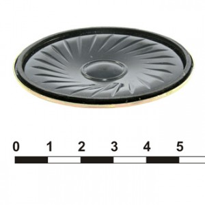 DXI57N-A 1W 8OHM, Капсюль динамический 8 Ом, 1Вт, d=57мм, h=8,7мм
