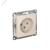 Розетка 1-м СП AtlasDesign 16А IP20 без заземл. без защ. шторок механизм беж. SE ATN000241