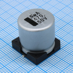 TS13C11H102MPT000R, Конденсатор алюминиевый электролитический 1000мкФ 50В ±20% (16 X 16.5мм) для поверхностного монтажа 2000час 105°С лента на катушке