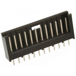 280520-1, Соединитель провод-плата HDR 12 контакт(ов) 2.54мм прямой монтаж в отверстие коробка