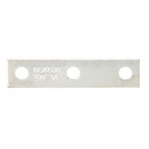 Соединительная перемычка VB WRT 35/3, Соединительная перемычка, 3 полюса, неизолированная, болтовая, для клемм: WRT 35