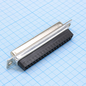 DS1036-01-37FBNSS, Разъем D-Sub (розетка) 37 контактов обжимной на кабель