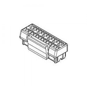 504186-4000, Проводные клеммы и зажимы 1.25 W/B DUAL REC HSG 40P