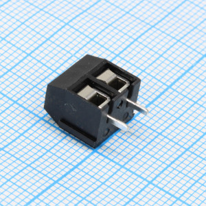 GT306-5.0-02P-13-00, Винтовой клеммный блок с защитой провода, 2 контакта. Серия GT306-5.0