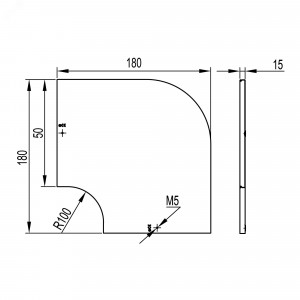 Крышка на угол CPO 90 горизонтальный 90- осн.50 в комплекте с метизами и пластинами PTCE 38000K