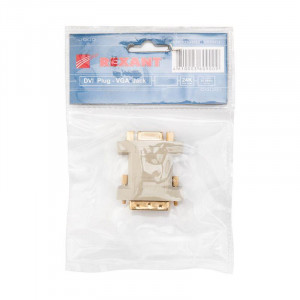 DVI-I (шт.) - VGA (гн.), Переходник