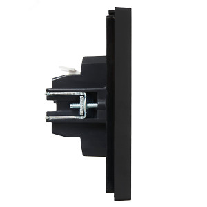 Выключатель 2-кл. СП FORTE&PIANO 10А FP105 черн. IEK FP-V20-0-10-1-K02