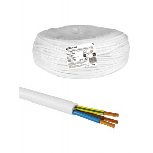 Провод ПРКС 3х2,5(N)-0,38 (100м), белый SQ0136-0005