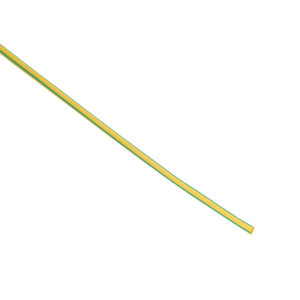 Термоусаживаемая трубка ТУТ нг 4/2 жел-зел рулон PROxima tut-4-yg